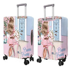 Travel Luggage Cover Suitcase Protector Fits 18 (Travel-3 / M(22-24in))
