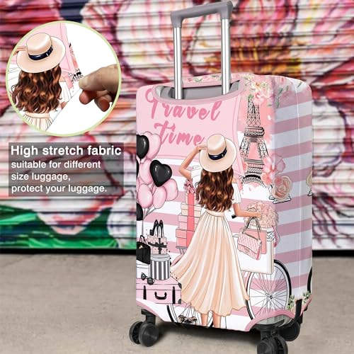 Travel Luggage Cover Suitcase Protector Fits 18 (D-2 / XL(29-32in))
