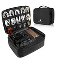 Travel Electronics Organizer (Charcoal black)