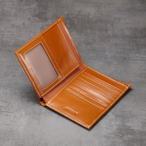Leather Passport Holder for Travel (Antiqued Brown)