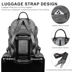 Backpack Purse for Women Laptop Backpack (Style1-dark Grey)