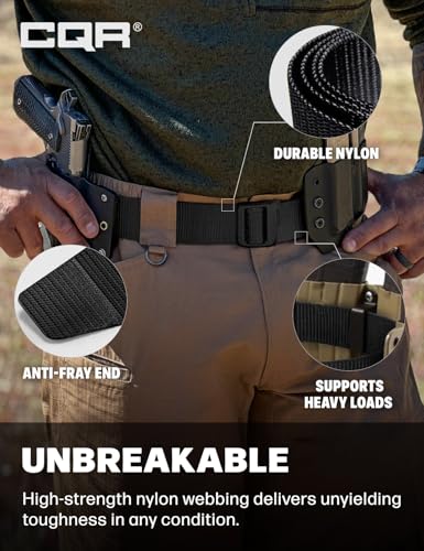 Tactical Belt (Dura Nylon Black / Medium)
