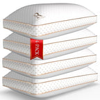 4 Pack King Memory Foam Pillow (King (Pack of 4))