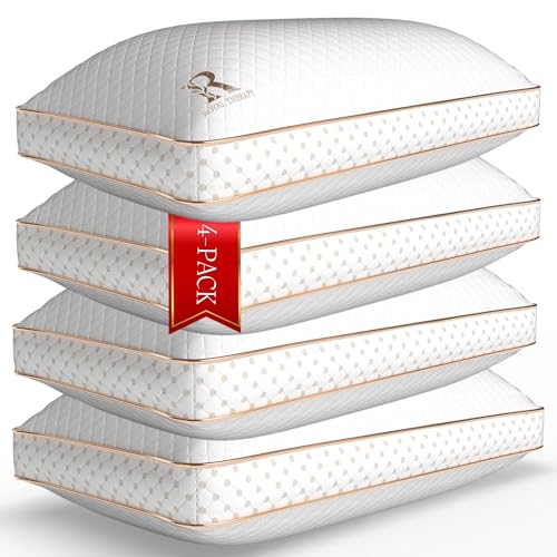 4 Pack King Memory Foam Pillow (King (Pack of 4))