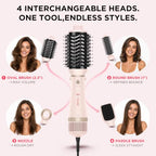 4 in 1 Blow Dryer Brush Set with Cool Shot Button (Pink)