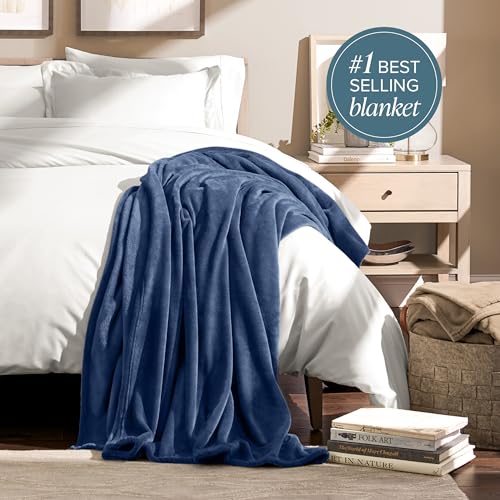 Fleece Blanket Luxury Microplush (Throw XL / 06 - Dark Blue)