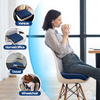 Seat Cushion Chair Pad (Darkblue / 2X-Large)