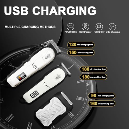 Hair Clippers for Men (White)