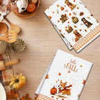 Fall Dog Kitchen Towels 4 PCS