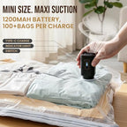 Vacuum Storage Bags with Cordless Pump (10 Travel)
