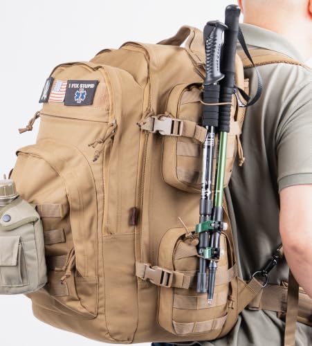 Large Tactical Backpack Bag For Hiking (Camo)