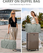 Large Duffle Bag for Travel (04-Sage Green / X-Large)