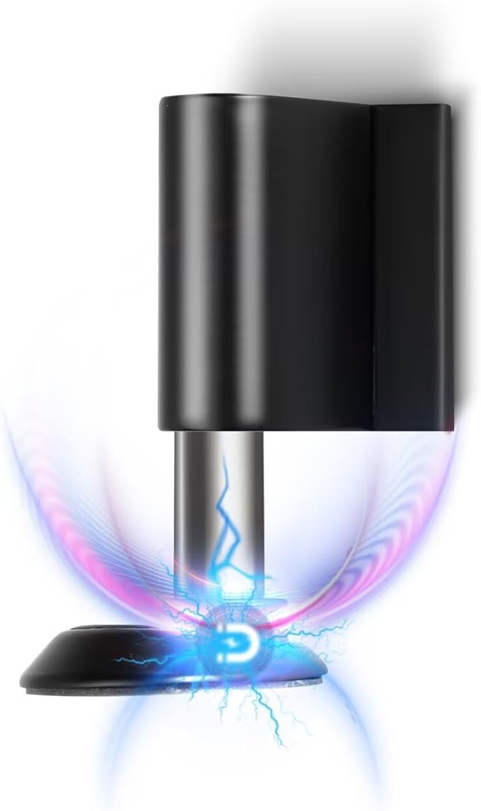 3 Pack Magnetic Door Stoppers Retractable Bottom of Door Holder No Drilling by Yagman