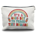 Teacher Appreciation Makeup Cosmetic Bag (Teacher-8)