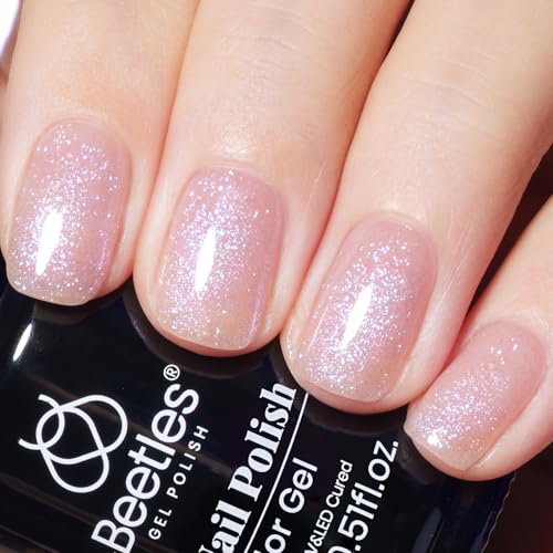 Beetles Glitter Gel Nail Polish (J - Sheer | Luminous Mirage)