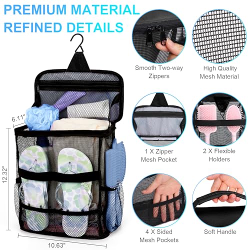 Dorm Room Essentials for College Students Girls Boys Guys (Black)
