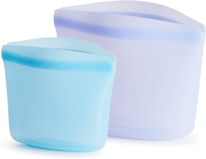 Stasher Premium Silicone Reusable Food Storage Bags, Lunch Bag, Travel by Stasher