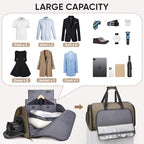 Garment Bags for Travel (Brown / Convertible)