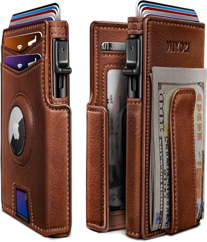 Airtag Wallet for Men (Brick Brown036)