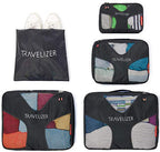 Travel Packing Cubes 5 pcs Luggage Organizer Set for Bag & Suitcase (Anthracite)