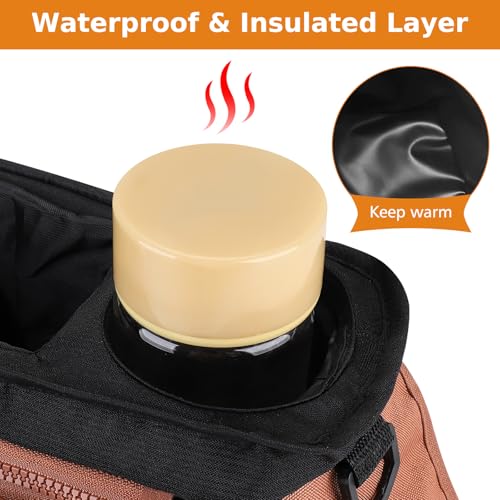 Universal Stroller Organizer with Insulated Cup Holder (Leopard / Classic Organizer)