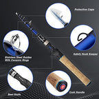 XPEDITE PRO Telescopic Fishing Rods (6'6" Rod- Casting)