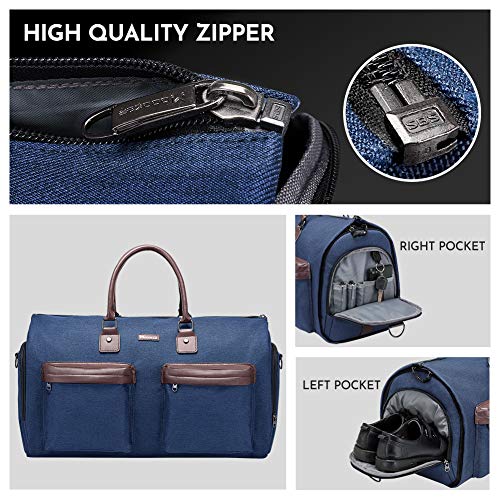 suit bag travel garment bag (Navy blue)