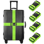 Luggage Straps for Suitcases (Green / 4Pcs)
