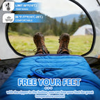 Camping Sleeping Bag (Blue)