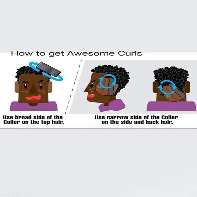 Black Magic Barber Sponge Brush Curl Twist Hair Sponge Big Holes Double-Sided Comb Twist Hair Wave Brush Afro Curling Coil Care Tool Dreads Locking Suitable For Curly Hair Brushes Styling Tools