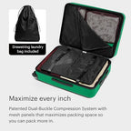 Medium Checked Luggage (Palm Green)