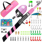 Kids Fishing Pole (Pink / 5.91 ft)