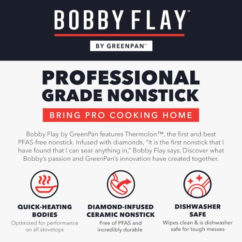 X Bobby Flay 16 Piece Ceramic Nonstick Cookware Set (16 Piece Cookware Set / Black)