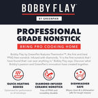 X Bobby Flay 16 Piece Ceramic Nonstick Cookware Set (16 Piece Cookware Set / Black)
