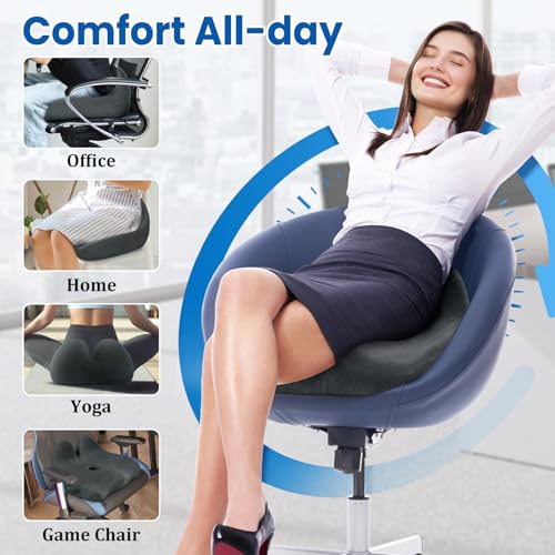 Ergonomic Seat Cushion (Gray / Large)
