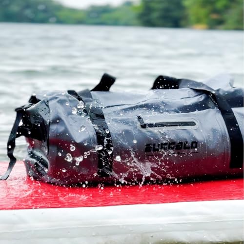 Drybag 60L Waterproof Dry Bag Heavy Duty Duffle Bag Travel Duffel Bag for Kayaking (Grey / 60L)