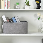 Large Storage Bins Basket (Grey / 2PCS/Large - 15.7Lx11.8Wx8.3H)