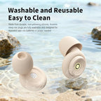 Ear Plugs for Sleeping Earplugs for Concerts (Off-white)