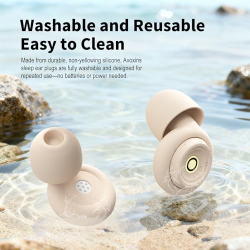 Ear Plugs for Sleeping Earplugs for Concerts (Off-white)