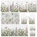 10 Pcs Wildflower Kitchen Decor Set (Vivid / Wildflower)
