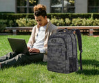 Travel Computer Backpack (15.6 Inch / Grey and Black Camo)