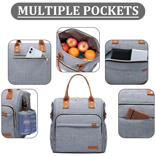 Adult Lunch Box (Large / A3: Grey)