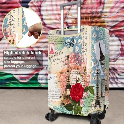 Travel Luggage Cover Suitcase Protector Fits 18 (D-4 / XL(29-32in))