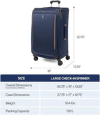 Travelpro Crew Classic Lightweight Softside Expandable Checked Luggage - Image 6