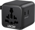 LENCENT Universal Travel Plug Adapter, International Power Adaptor by LENCENT