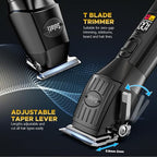 Professional Hair Clippers for Men Beard Trimmers Kit Zero Gapped Haircut Grooming Shaver Gift for Men Women Barber Kids