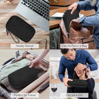 Electronic Organizer (8.3 x 5 x 2.6 inches / Black Quilted)