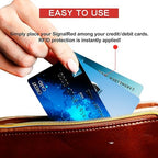 2 Pack RFID Blocking Card for Credit Debit ID Card (Sky Blue)