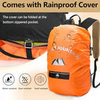 30L Hiking Backpack With Rain (Black2.0 / 30L)