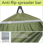 Sturdy Steel Hammock Stand Premium Cotton Canvas Hammock (3. Sage)